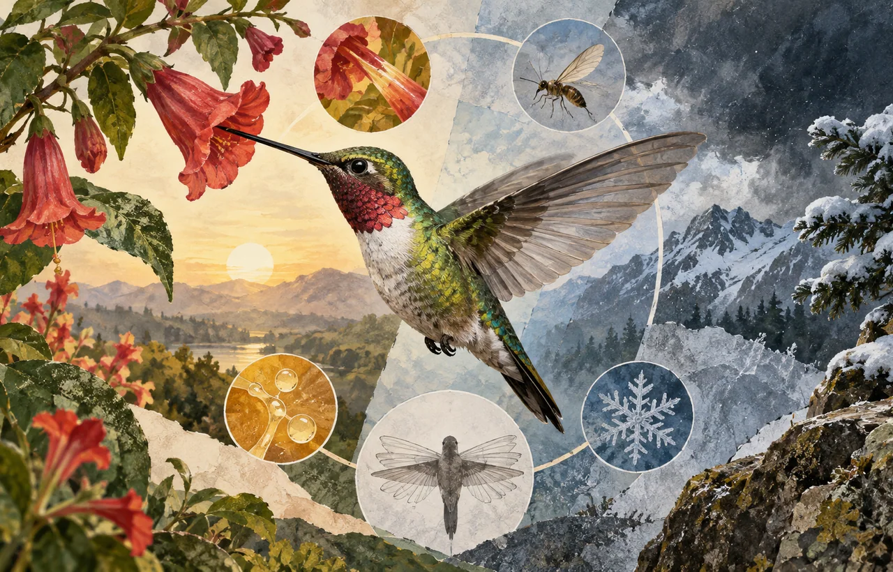 The High-Energy Economics of a Hummingbird's Day