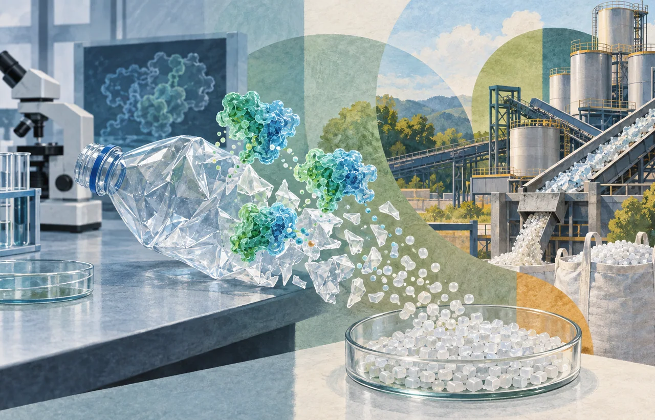 Plastic-Eating Enzymes: What Works in the Lab and What Scaling Requires