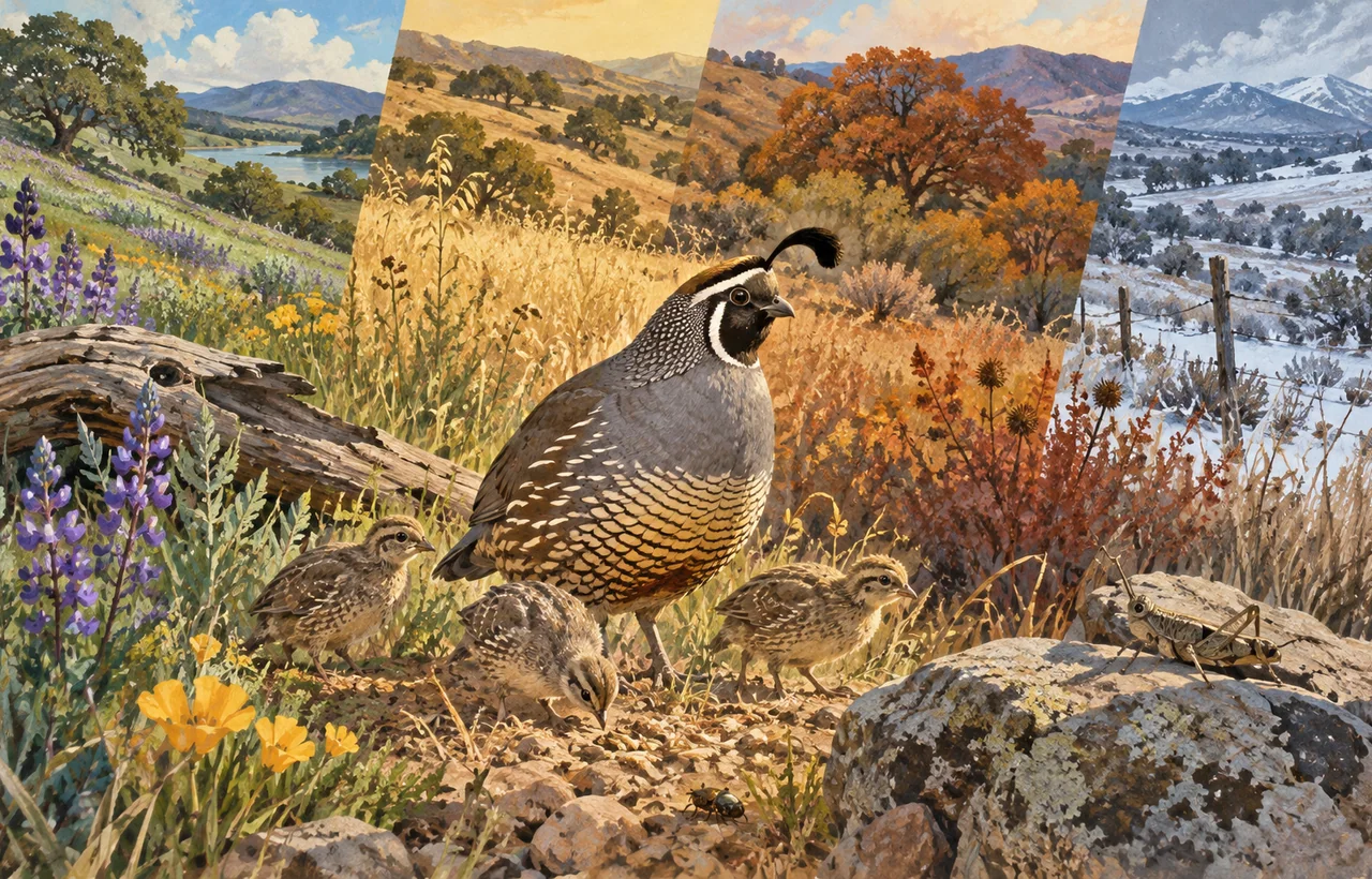How Seasonal Change Shapes Quail Habitat