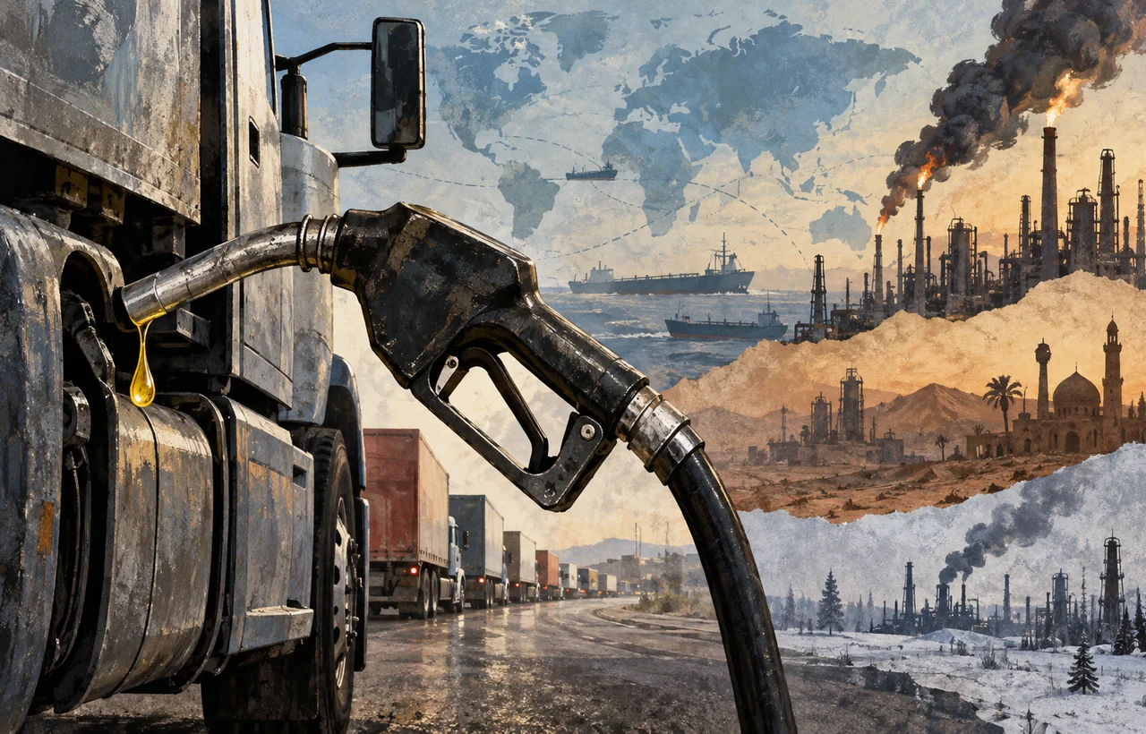 US Diesel Prices Hit Record $5.85 a Gallon as Global Fuel Crisis Deepens